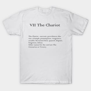 The Chariot Tarot Arcana meaning T-Shirt